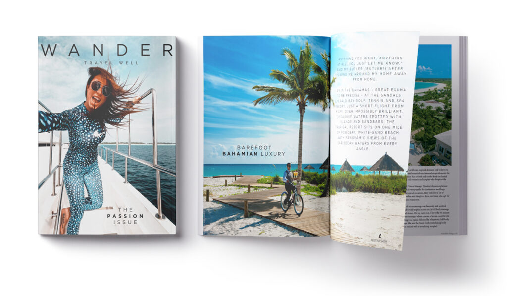 Wander Magazine Spread