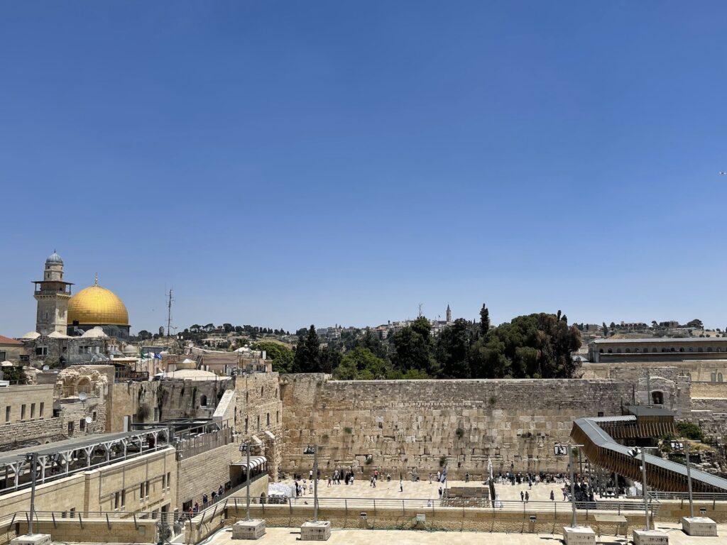 View of the Western Wall In Jerusalem