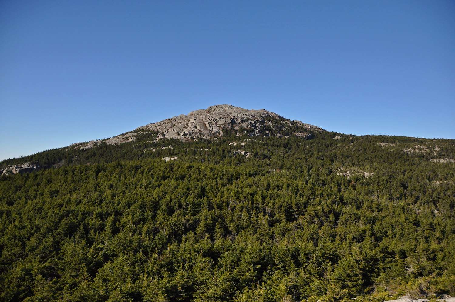 Mount Monadnock as seen from Bald Rock - Courtesy Jonwmcinenrey/Wikipedia  